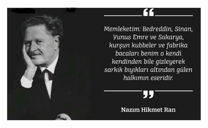 Nazım Hikmet'in 
