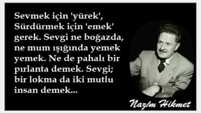 Nazım Hikmet'in "ruhunuza dokunan şiiri" hangisi?
