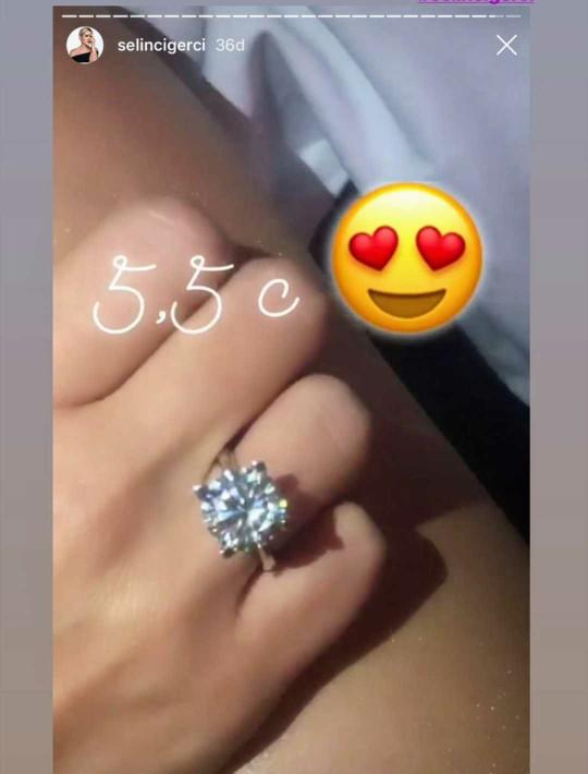 Sevgilisi Selin Ciğerci'ye kafası kadar tek taş aldı! Söyleyin bizim neyimiz eksik kızlar?