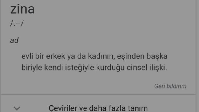 İslam dininde zina ne demek 👻 ?