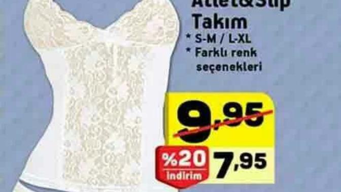Ambalajın üstündeki atlet ve külot bu mu?