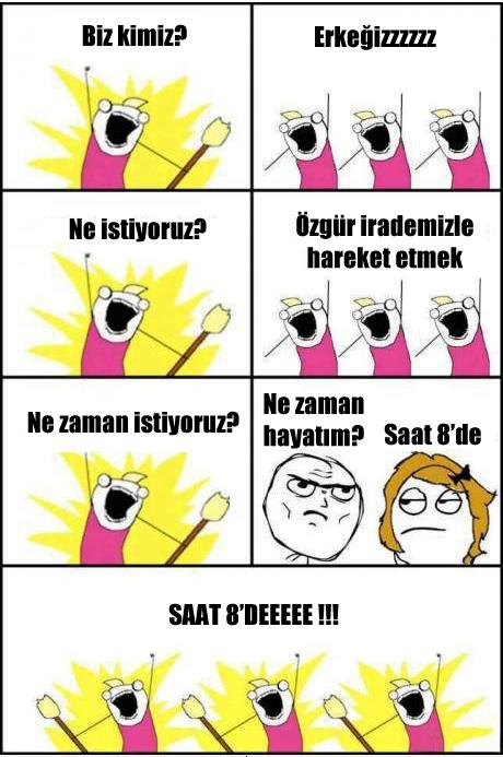 Erkek masaya yumruğunu vurursa kadın ne yapmalıdır?