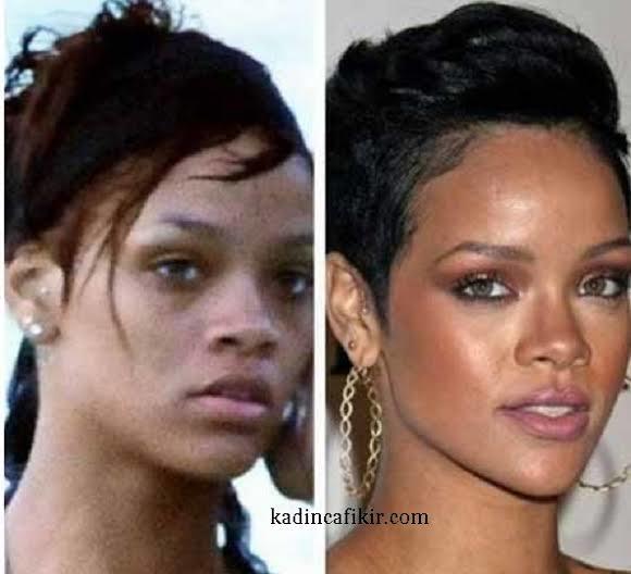 Rihanna makyajsız hali nasıl sizce?
