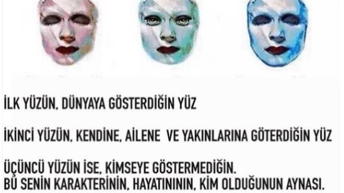 Japon Kültürüne göre bir insanın 3 yüzü varmiş! Peki ya Türk Kültürüne göre bir insanın kaç yüzü var?
