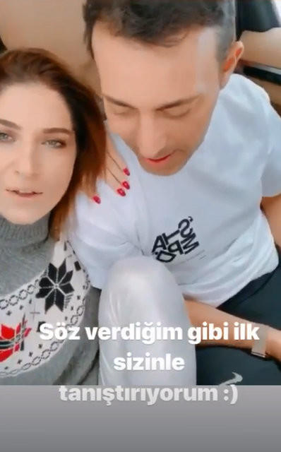 Sandal, sevgilisi ile birlikte video paylaştı