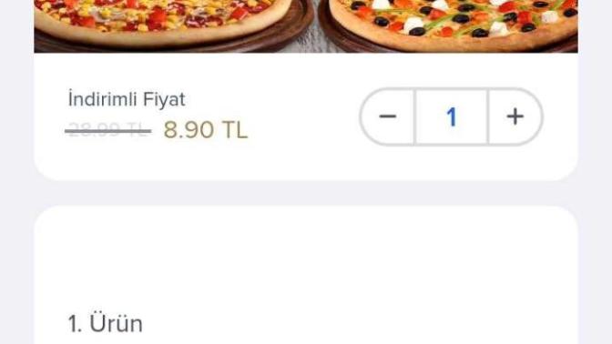 Dominosun tek kişilik pizzaları kaç kalori?