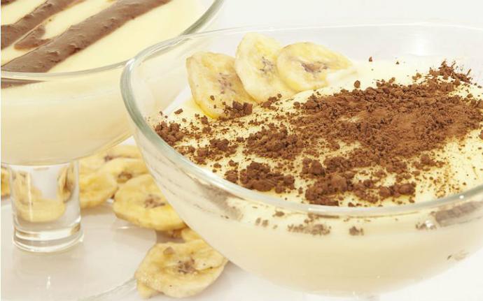 Çikolatalı puding mi,muzlu puding mi??