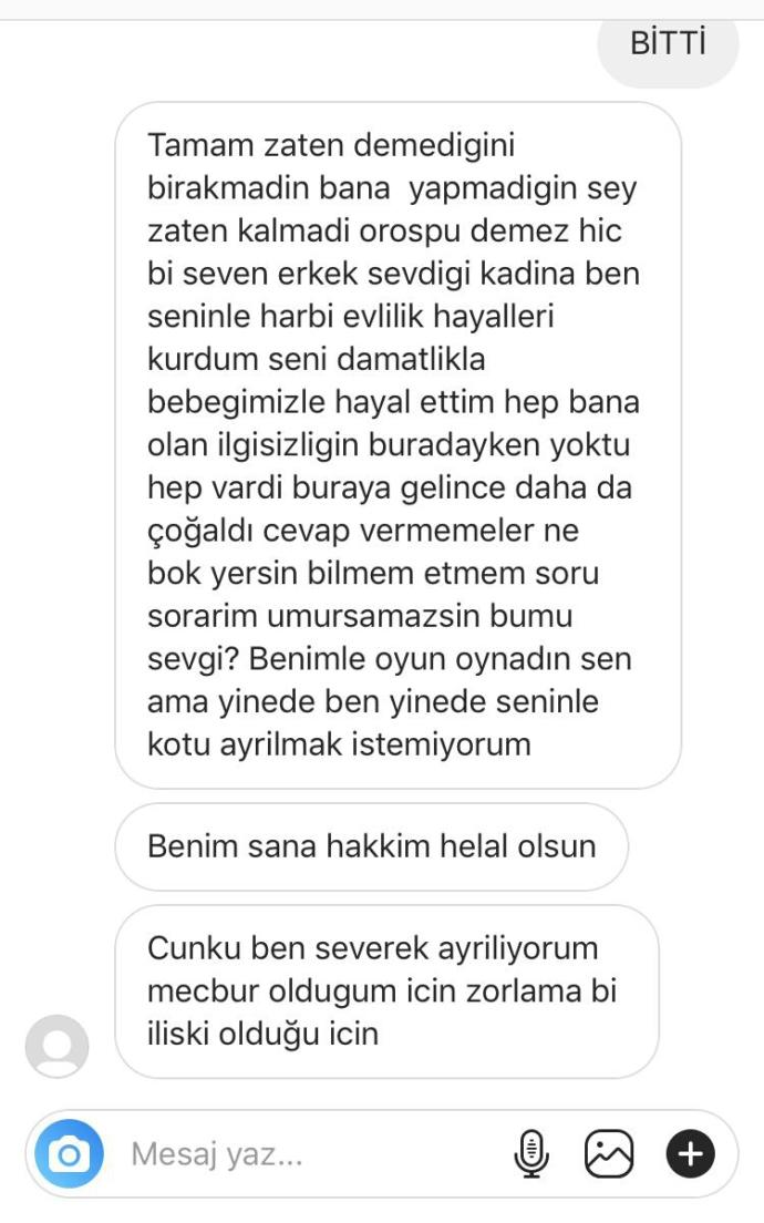 Sevgilime attigim mesajlar bakarmisiniz? RESIMLI?