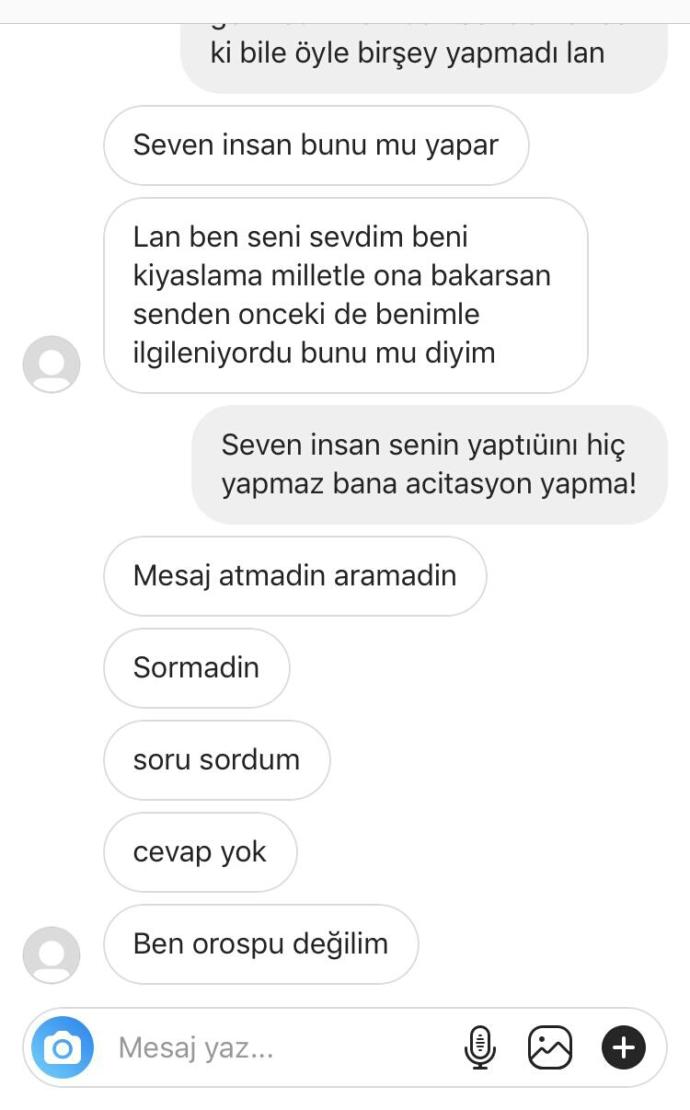 Sevgilime attigim mesajlar bakarmisiniz? RESIMLI?