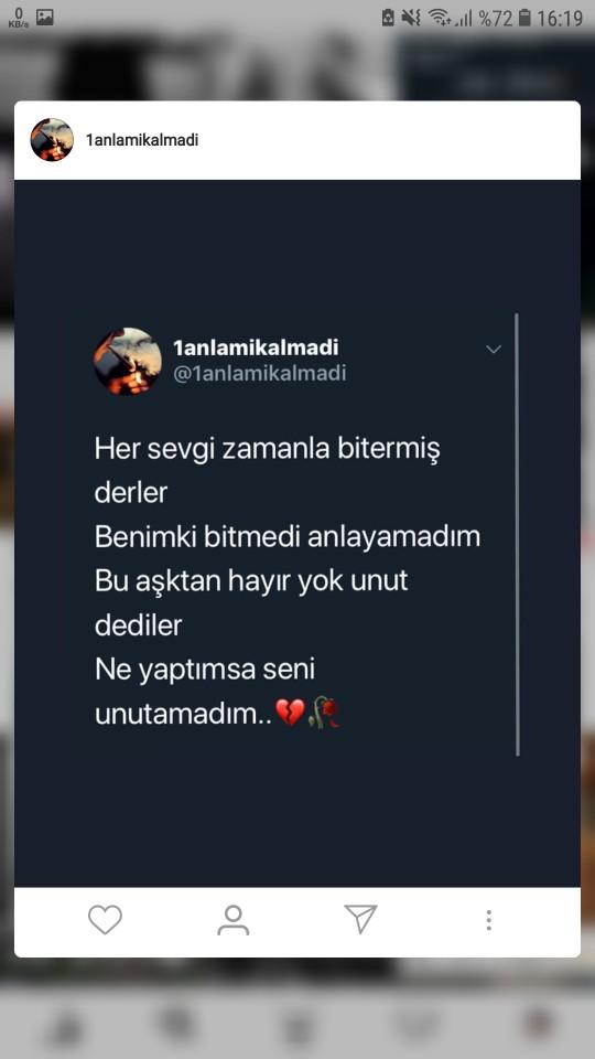Ayrıldıgım sevgılım geri dönsün diye sürekli instagramdan acılı sözleri durum yapıyorum vicdan yapar mı sözler detayda resimli?