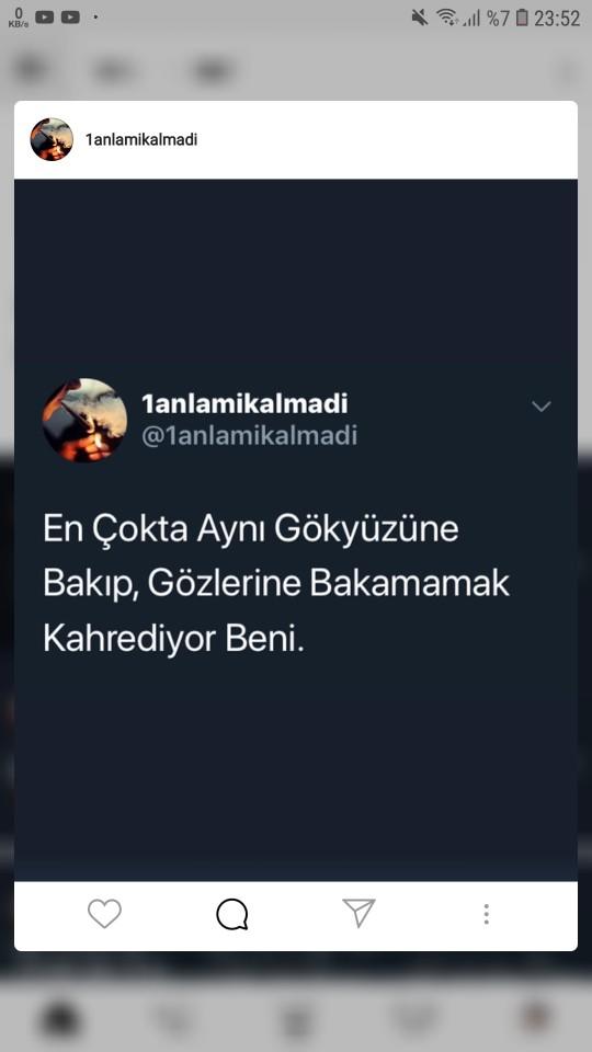 Ayrıldıgım sevgılım geri dönsün diye sürekli instagramdan acılı sözleri durum yapıyorum vicdan yapar mı sözler detayda resimli?