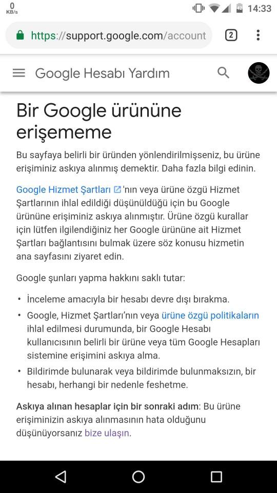Youtube kanalima giremiyorum?