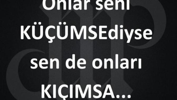 Hayat felsefesi yaptığınız söz nedir?