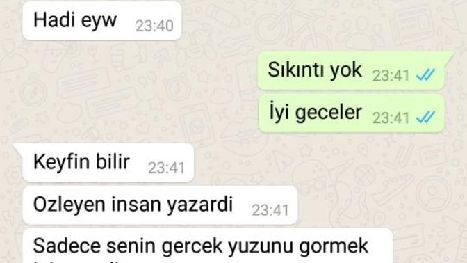 Arkadaslar eskı sevgilim şimdi böyle mesaj attı ne yapsam?