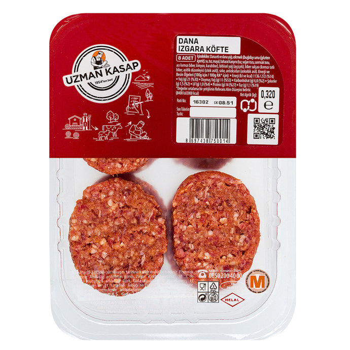 Uzman Kasap 320 gr Izgara Köfte