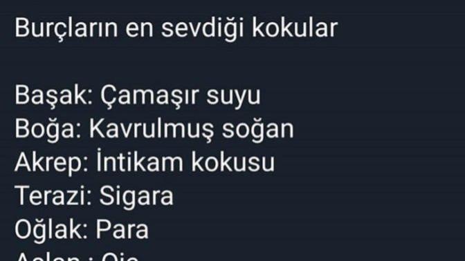 Burçların en sevdiği kokular doğru mu 😄 ?
