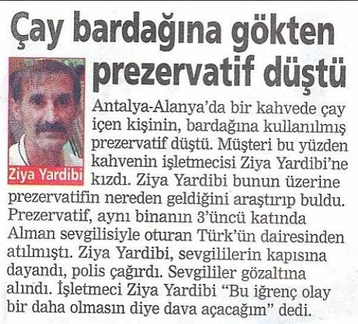 3. sayfa haberleri fena değil mi ama?