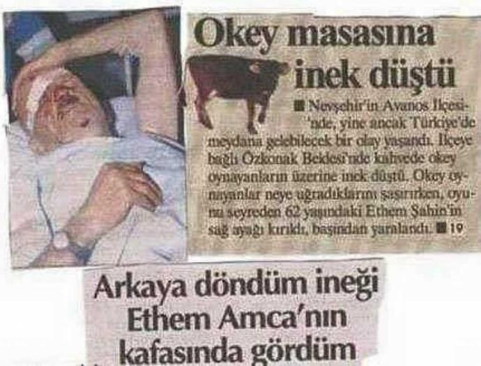 3. sayfa haberleri fena değil mi ama?