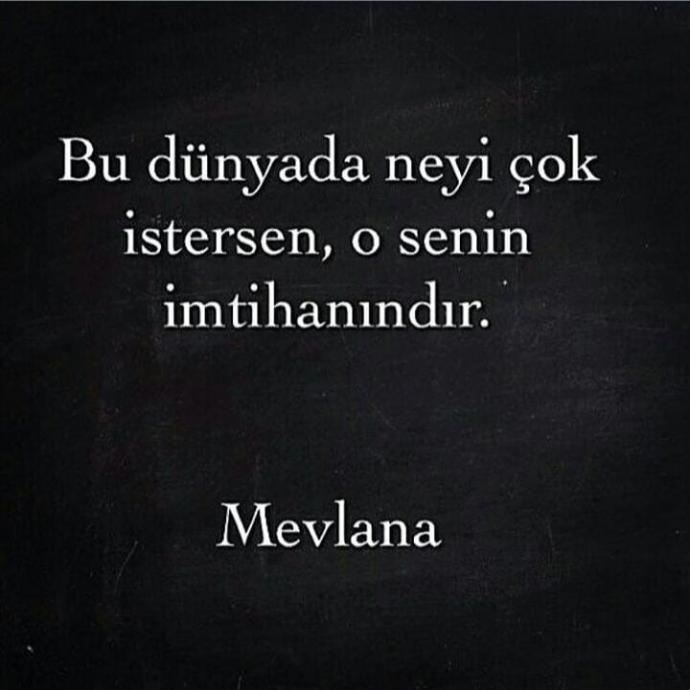 Neyi çok istersek o bizim imtihanimiz mıdır?