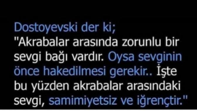 Akrabalarınız hakkında siz ne düşünüyorsunuz?