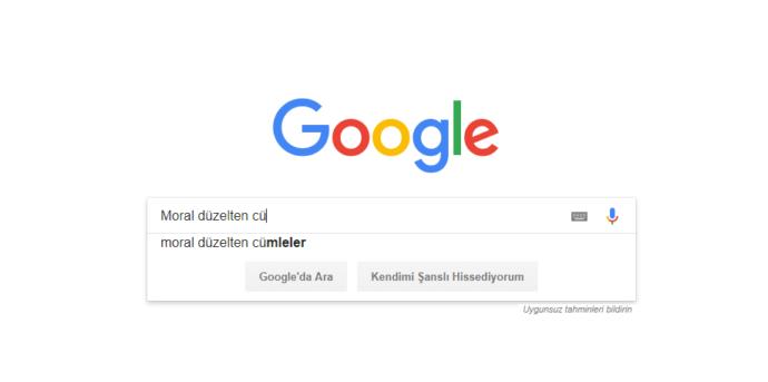 Moralimi bir cümle ile düzeltebilirmisiniz?