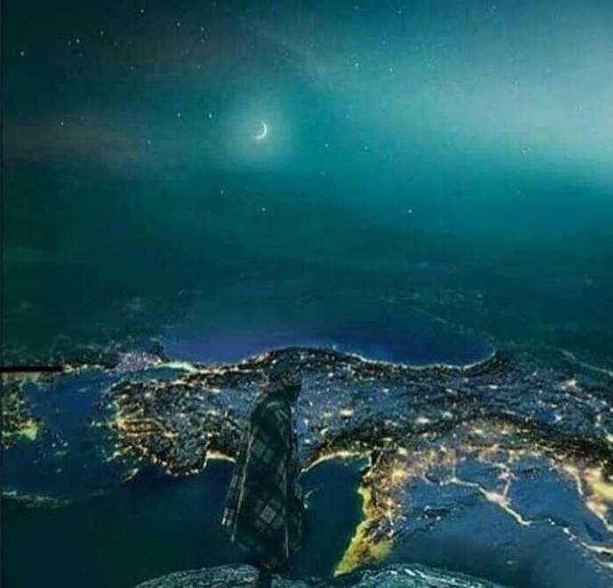 Ağrı dağı zirvesinden. Türkiye cennet ülkem?