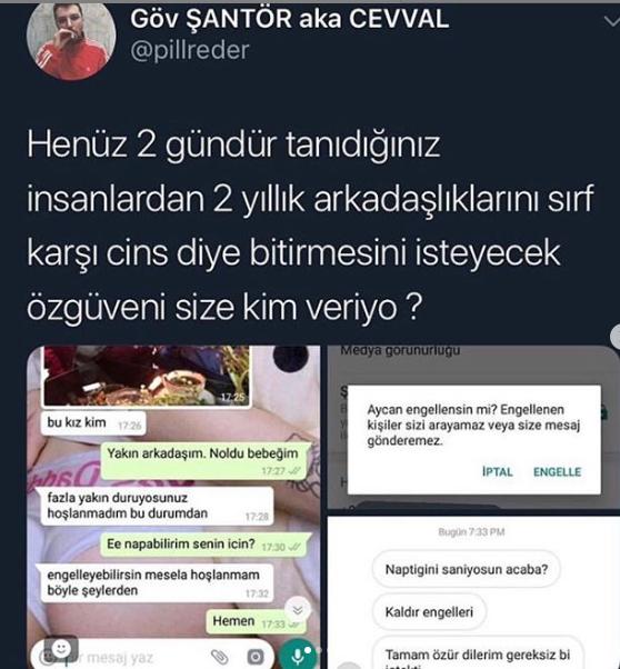 Yeni sevgili olduğunuz biri sizden sırf karşı cins diye yıllarca arkadaş olduğunuz kişileri engellemenizi isterse ne yaparsınız?