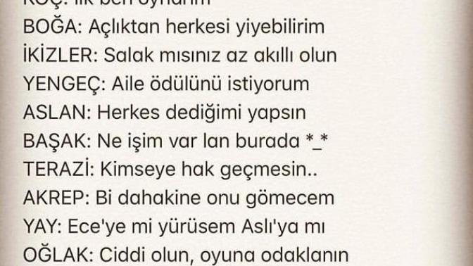 Survivor Burçlar hangi burç senin :)?