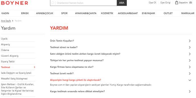 Boyner Sipariş Takibi Nasıl Yapılır?