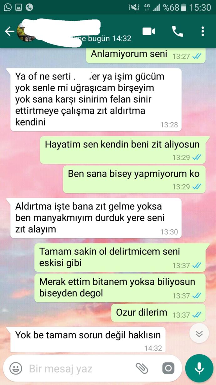 Sevgilimle kavgam RESIMLI hangimiz hakliyiz?