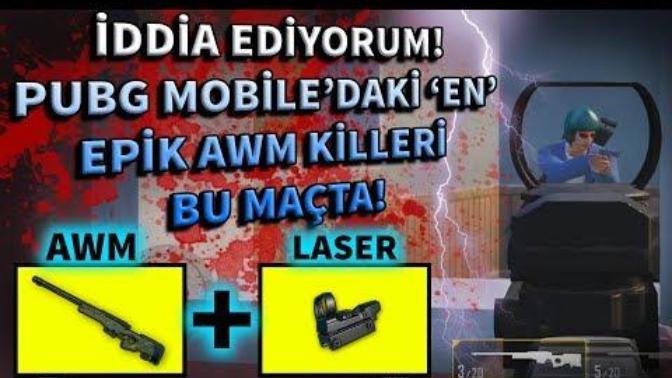 Pubg mobile severler, awm ye lazer takmayı denediniz mi?