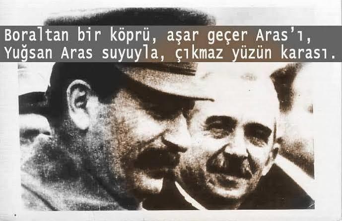 Sözde Boraltan Köprüsü Katliamı hakkında yazılan boş bir şiir.