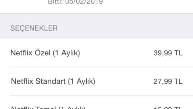 Netflix Fatura Hakkında?