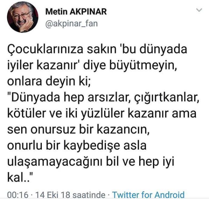 Ne kadar iyi olursan ol bazılarına yaranamazsın değil mi?
