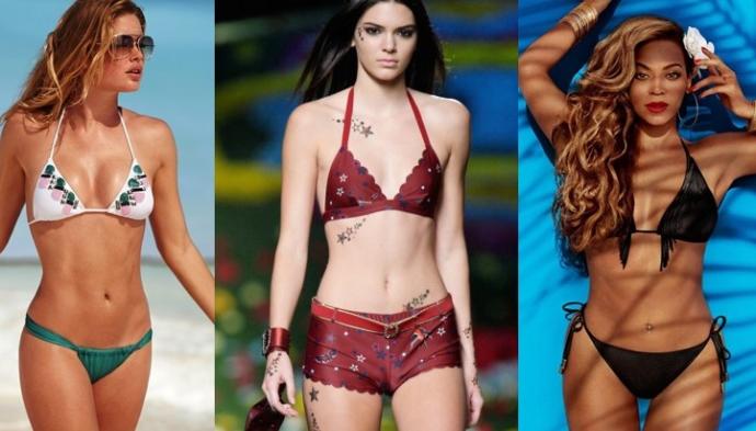 ''Onda baklava, bende su peltesi var'' dedirten ünlü kadınlar arasında karın kasları en seksi olan hangisi?