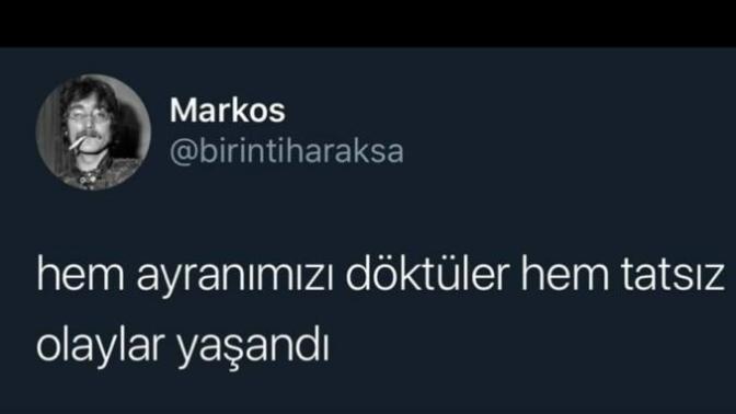 Ayranınız mı döküldü yoksa?