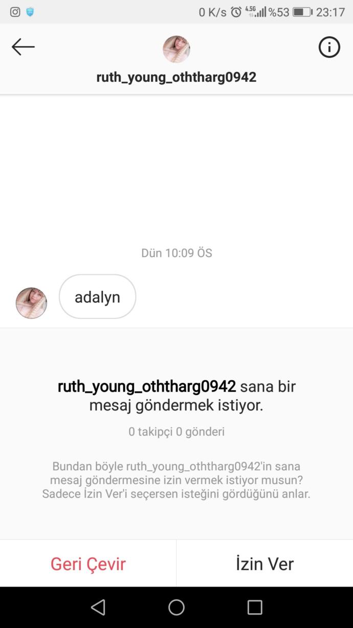 İnstagramım gizli olmasına rağmen cıplak kadınlardan kalp ya da hi mesajları geliyor devamlı neden?