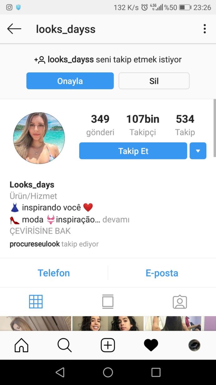 İnstagramım gizli olmasına rağmen cıplak kadınlardan kalp ya da hi mesajları geliyor devamlı neden?