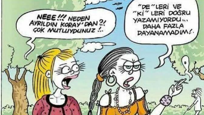 Bağlaç olan de, da'yı ayıramayan biriyle sevgili olur musunuz?