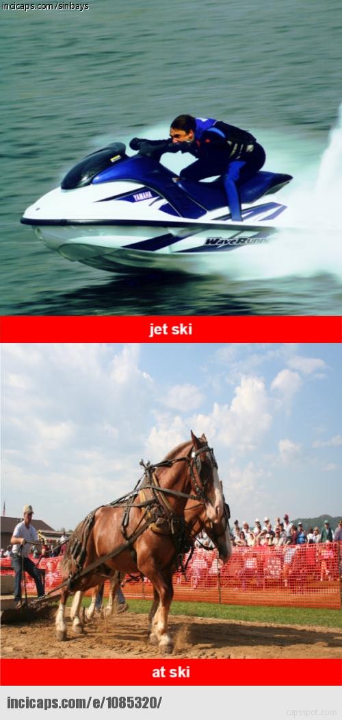 Tatilde Jet Ski yoksa At Ski yapar mısınız?