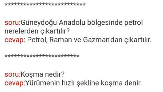 Lise zamanınızda yazılılarda sorular soruları bilemeyip komik cevaplar verdiğiniz oldu mu?