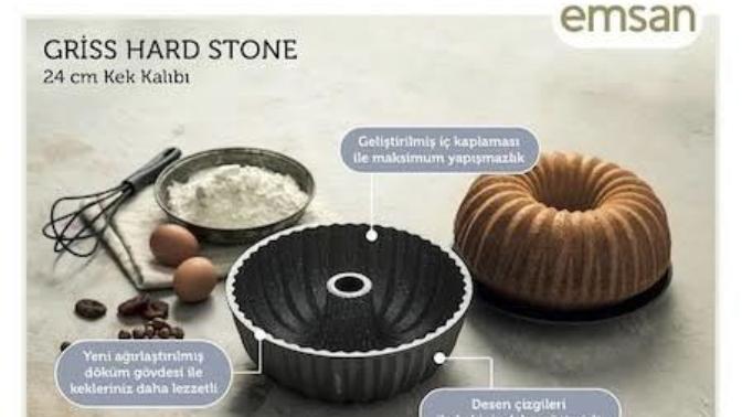 Emsan Griss Hard Stone kek kalıbı mı beğendiniz mi? Kek kalıbı seçmek bir sanat mıdır?