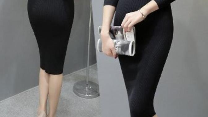 Kadınlar Dar Uzun ve ya Diz Altı Elbiseler Nasıl Kombinlenir?