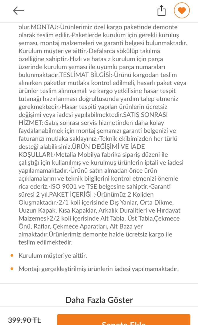 Bu dolabın kurulumu çok mu zor olur? Kurulum müşteriye ait yazıyor okur musunuz?