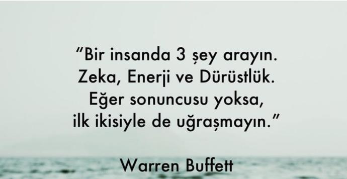 Bir İnsanda Var olması gereken Zeka, enerji ve dürstlükmü?