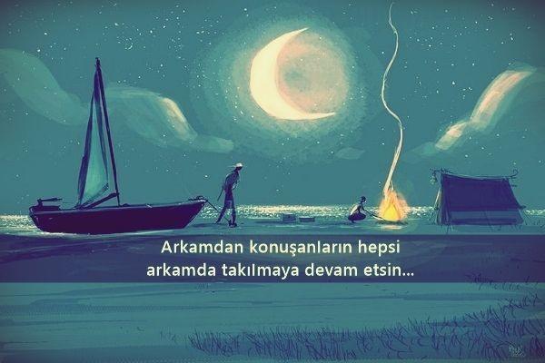 Arkanızdan konuşan insanlara ne söylemek isterdiniz?
