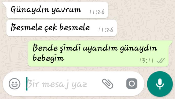 Baya ağır hasta ama mesaj aralığına bakarmisin hep geç cevap veriyor üstelik bugün daha geri dönüş yapmadı ya arasammı?