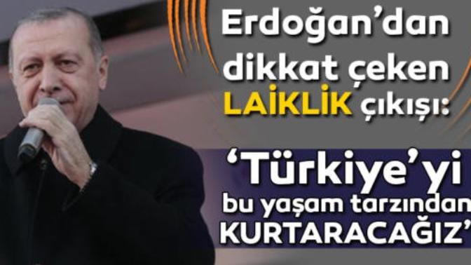 Erdoğan'ın Edirne mitinginde "Türkiye'yi bu laiklik istismarından kurtarmanın vakti geldi" demesi hakkında ne düşünüyorsunuz?