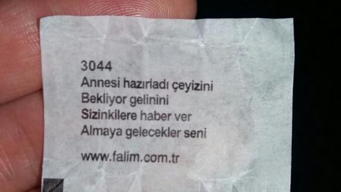 Sakız falları da gerçeği yansıtır mı?
