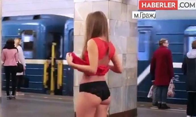 Etek tacizcilerine eteğini kaldırarak tepkisini gösteren Anna davgalyuk bunu türkiyede yapsa ne olur du?